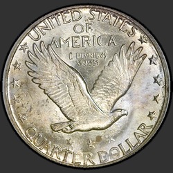 реверс 25¢ (quarter) 1918 "USA - Quarter / 1918 - S"
