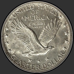 реверс 25¢ (quarter) 1918 "USA - Quarter / 1918 - 7 S MS"