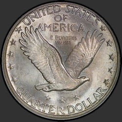 реверс 25¢ (quarter) 1920 "USA - Quarter / 1920 - S"