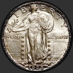 аверс 25¢ (quarter) 1926 "USA - Quarter / 1926 - Standing Liberty Quarter 1926"