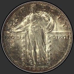 аверс 25¢ (quarter) 1926 "USA - Quarter / 1926 - S"