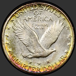 реверс 25¢ (quarter) 1927 "ABD - Çeyrek / 1927 - D"