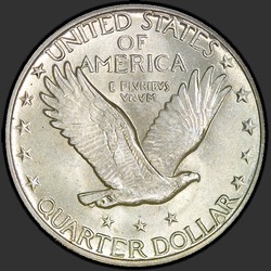 реверс 25¢ (quarter) 1929 "USA - Quarter / 1929 - D"