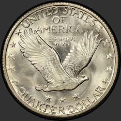 реверс 25¢ (quarter) 1929 "USA - Quarter / 1929 - S"