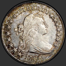 аверс 1$ (buck) 1796 "미국 - 1 달러 / 1796 - P"