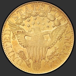 реверс 5 dólares (EUA) 1806 "EUA - 5 Dólares / 1806 - Apontado 6"