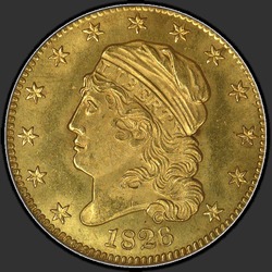 аверс 5ドル（米国） 1826 "USA - 5 Dollars / 1826 - Capped Bust $5 1826"