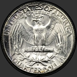 реверс 25¢ (quarter) 1935 "USA  - クォーター/ 1935  -  S"