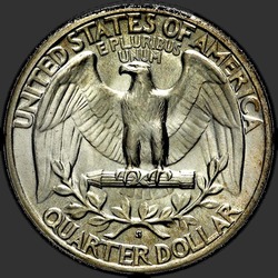 реверс 25¢ (quarter) 1937 "EUA - Trimestre / 1937 - S"