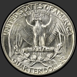 реверс 25¢ (quarter) 1941 "الولايات المتحدة الأمريكية - الربع / 1941 - P"
