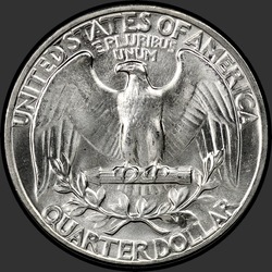 реверс 25¢ (quarter) 1943 "الولايات المتحدة الأمريكية - الربع / 1943 - P"