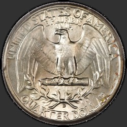 реверс 25¢ (quarter) 1943 "미국 - 분기 / 1943 - D"