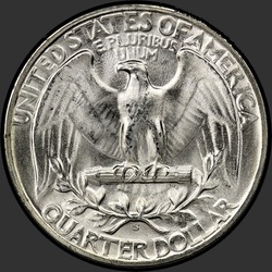 реверс 25¢ (quarter) 1944 "ABD - Çeyrek / 1944 - S"