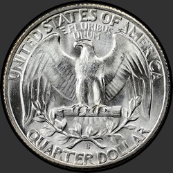 реверс 25¢ (quarter) 1946 "الولايات المتحدة الأمريكية - الربع / 1946 - S"