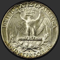 реверс 25¢ (quarter) 1949 "الولايات المتحدة الأمريكية - الربع / 1949 - D"