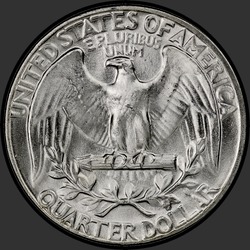 реверс 25¢ (quarter) 1950 "미국 - 분기 / 1950 - P"