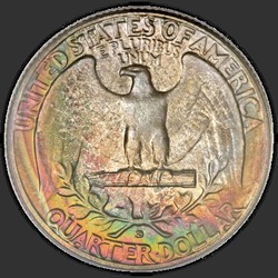 реверс 25¢ (quarter) 1953 "संयुक्त राज्य अमरीका - क्वार्टर / 1953 - डी"