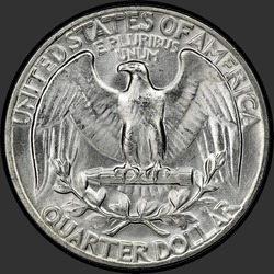 реверс 25¢ (квотер) 1955 "США - квартал / 1955 - P"