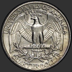 реверс 25¢ (quarter) 1983 "الولايات المتحدة الأمريكية - الربع / 1983 - P"