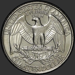 реверс 25¢ (quarter) 1994 "الولايات المتحدة الأمريكية - الربع / 1994 - D"
