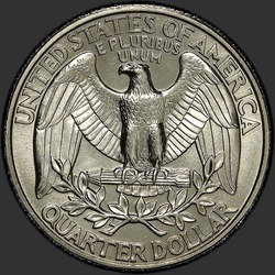 реверс 25¢ (quarter) 1997 "USA  - クォーター/ 1997  -  P"