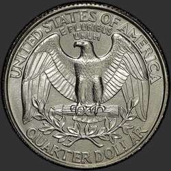 реверс 25¢ (quarter) 1997 "الولايات المتحدة الأمريكية - الربع / 1997 - D"