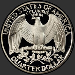 реверс 25¢ (quarter) 1978 "USA - kwartał / 1978 - S Dowód"