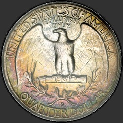 реверс 25¢ (quarter) 1963 "USA  - クォーター/ 1963  -  D"