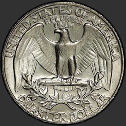 реверс 25¢ (квотер) 1974 "США - квартал / 1974 - D"