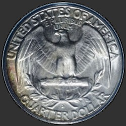 реверс 25¢ (quarter) 1952 "USA - Quartal / 1952 - D"