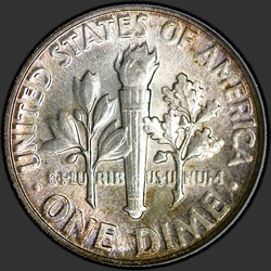 реверс 10¢ (dime) 1958 "USA  - ダイム/ 1958  -  P"