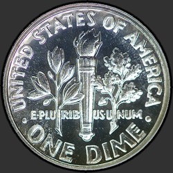 реверс 10¢ (дайм) 1958 "США - Dime / 1958 - Доказ"