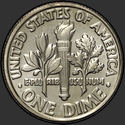 реверс 10¢ (dime) 1981 "EUA - Dime / 1981 - D"