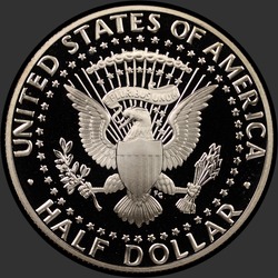 реверс 50¢ (half) 1994 "EUA - 50 Cents (meio dólar) / 1994 - Silver Pr"
