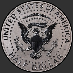 реверс 50¢ (half) 2014 "USA - 50 centesimi (Dollaro mezzo) / 2014 - { "_": "Reverse"}"