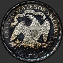 реверс 50¢ (half) 1885 "USA - 50 Cents (Half Dollar) / 1885 - Proof"