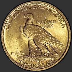 реверс 10 dollars américains 1908 "USA - 10 Dollars / 1908 - Indian Head $10 1908"