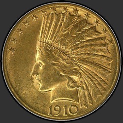 аверс 10 dollari (USA) 1910 "USA - 10 dollari / 1910 - S"