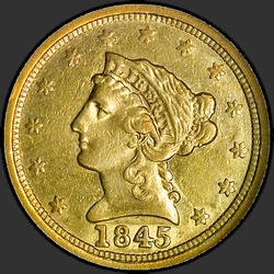 аверс 2,5 Dollari 1845 "Stati Uniti d