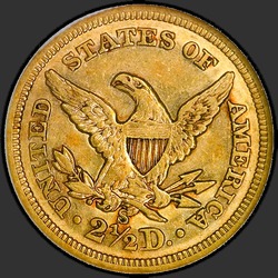реверс 2.5 Dolar 1859 "ABD - 2.5 Dolar / 1859 - S"