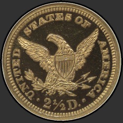 реверс 2.5 Dollars 1899 "USA - 2.5 Dollars / 1899 - Liberty Head $2.50 1899"