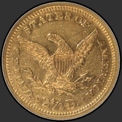 реверс 2.5 Dollars 1865 "USA - 2.5 Dollars / 1865 - P"