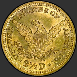 реверс 2.5 Dollars 1899 "USA - 2.5 Dollars / 1899 - P"