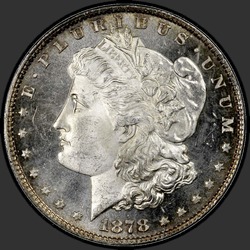 аверс 1$ (buck) 1878 "USA - 1 Dollar / 1878 - Morgan Dollar 1878"