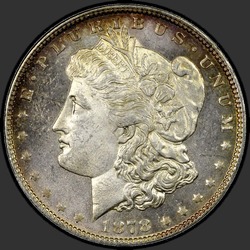 аверс 1$ (buck) 1878 "USA - 1 Dollar / 1878 - 7 / 8TF STRONG MS"