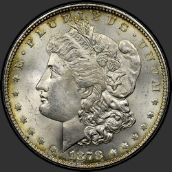 аверс 1$ (buck) 1878 "USA - 1 Dollar / 1878 - 7TF REV OF 78 MS"