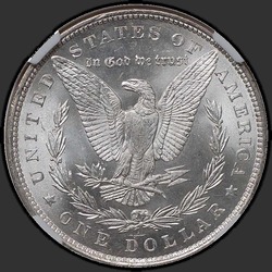 реверс 1$ (buck) 1878 "USA - 1 Dollar / 1878 - 7TF REV von 79 MS"