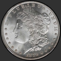 аверс 1$ (buck) 1879 "USA - 1 Dollar / 1879 - MS"