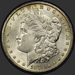 аверс 1$ (buck) 1879 "USA - 1 Dollar / 1879 - CC MS"