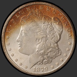аверс 1$ (buck) 1879 "USA - 1 Dollar / 1879 - CC TOP-100 VAM-3 CAPPED CC MS"
